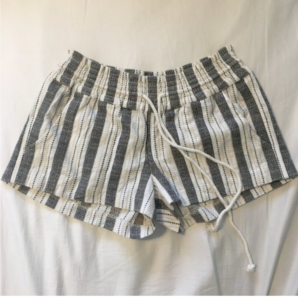 Roxy Striped Beige and Brown Women Shorts